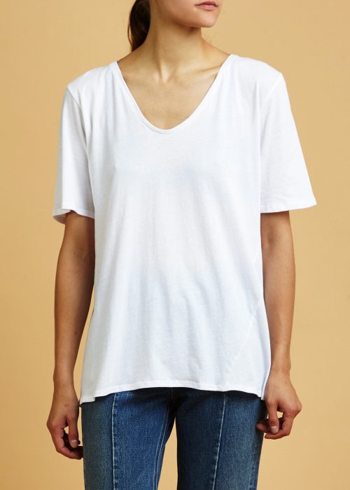 Organic cotton certified fair trade t-shirt Kowtow white