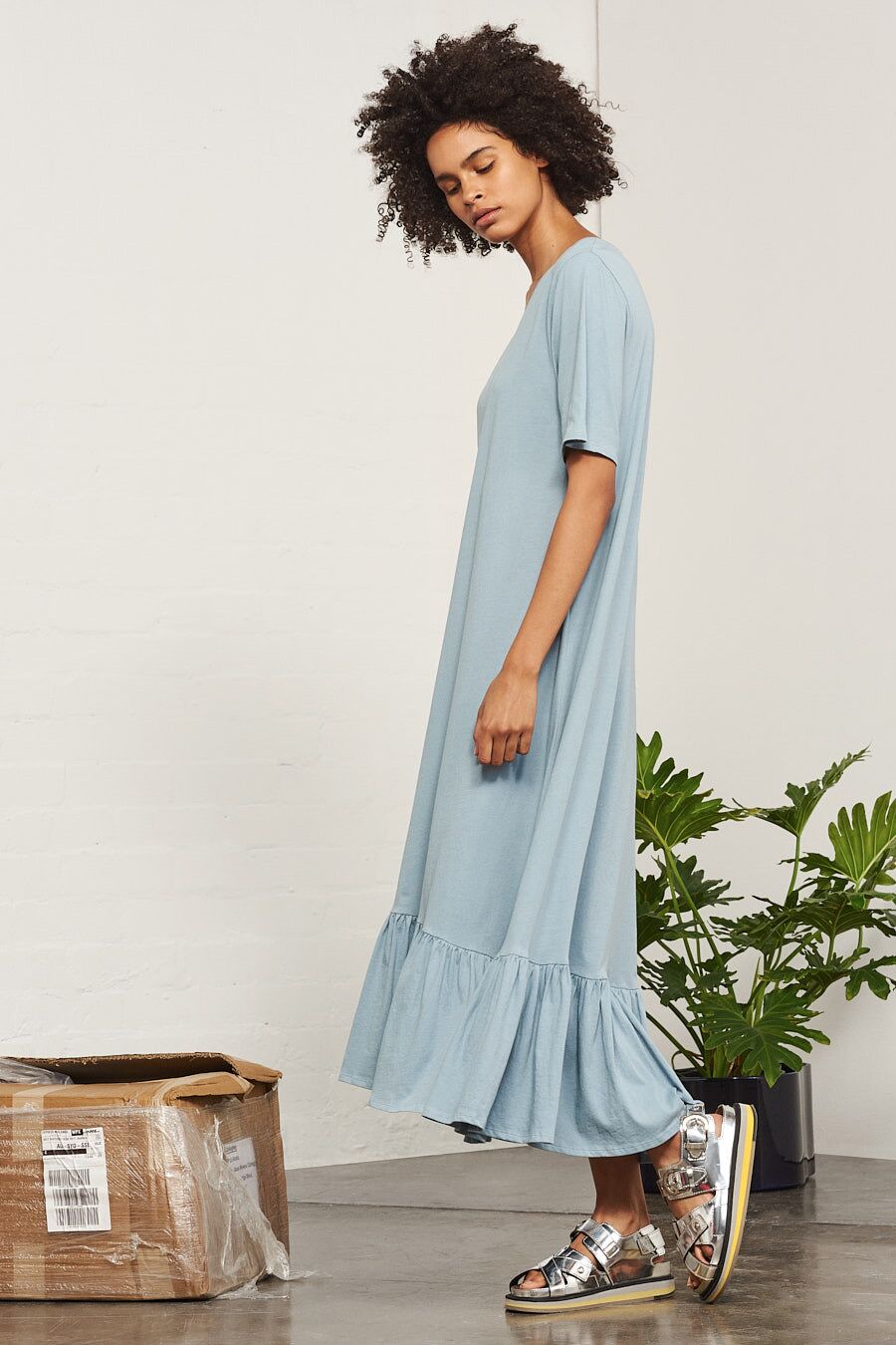 Kowtow Building Block Gather Hem Dress | FAUBOURG