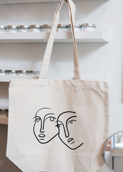 organic cotton shopping bag